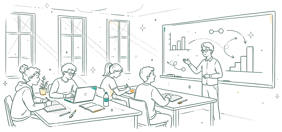 Dessin au trait : atelier en classe sur la gestion des risques