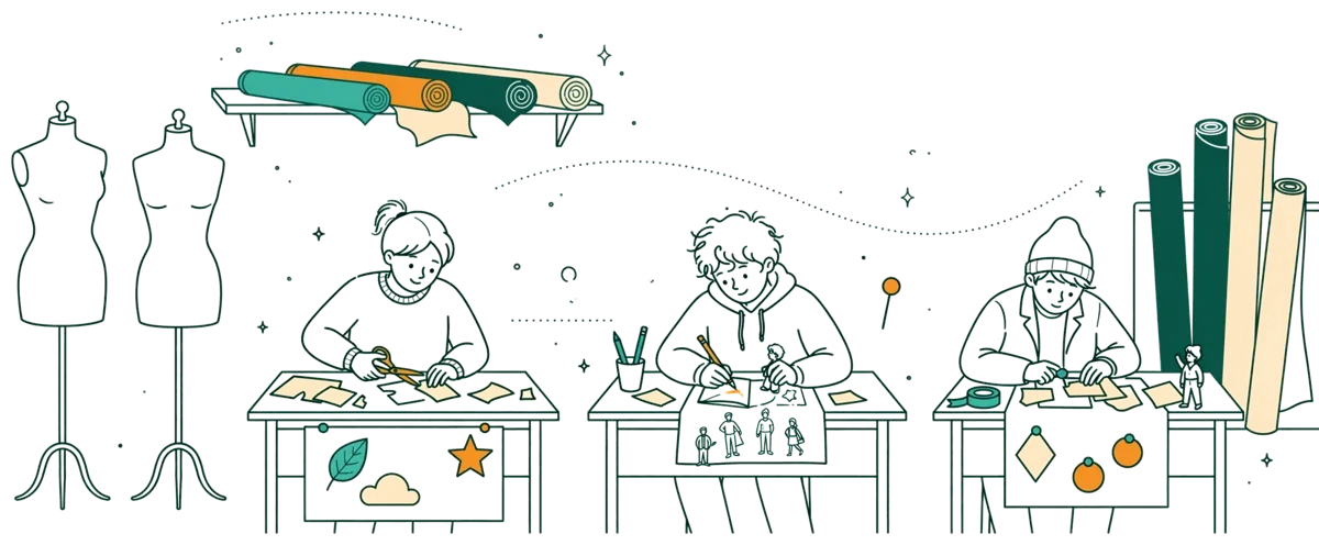 Dessin au trait : atelier découverte mode pour lycéens