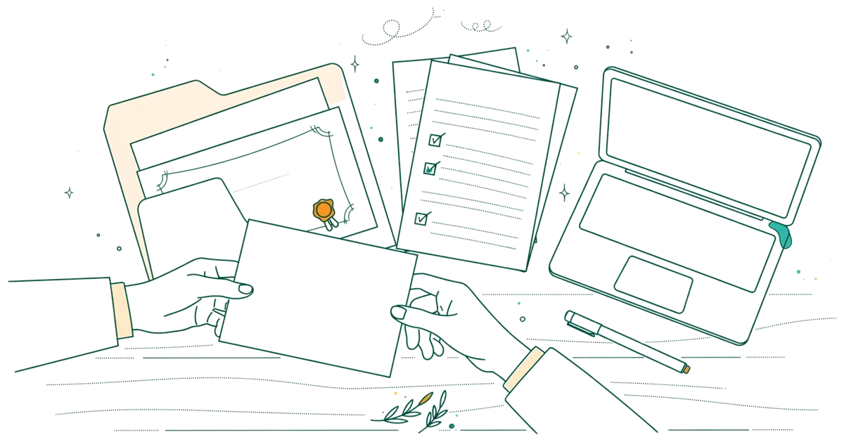 Dessin au trait : dossier de certification et feuilles d'évaluation