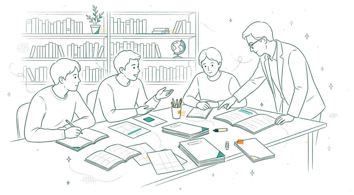 Dessin au trait : atelier de clinique juridique autour d’un dossier