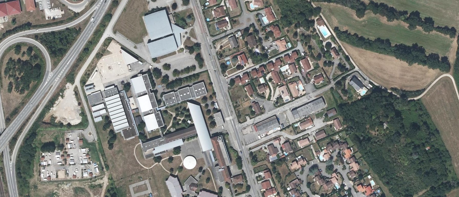 Vue aérienne de Lycée professionnel Alexandre Berard