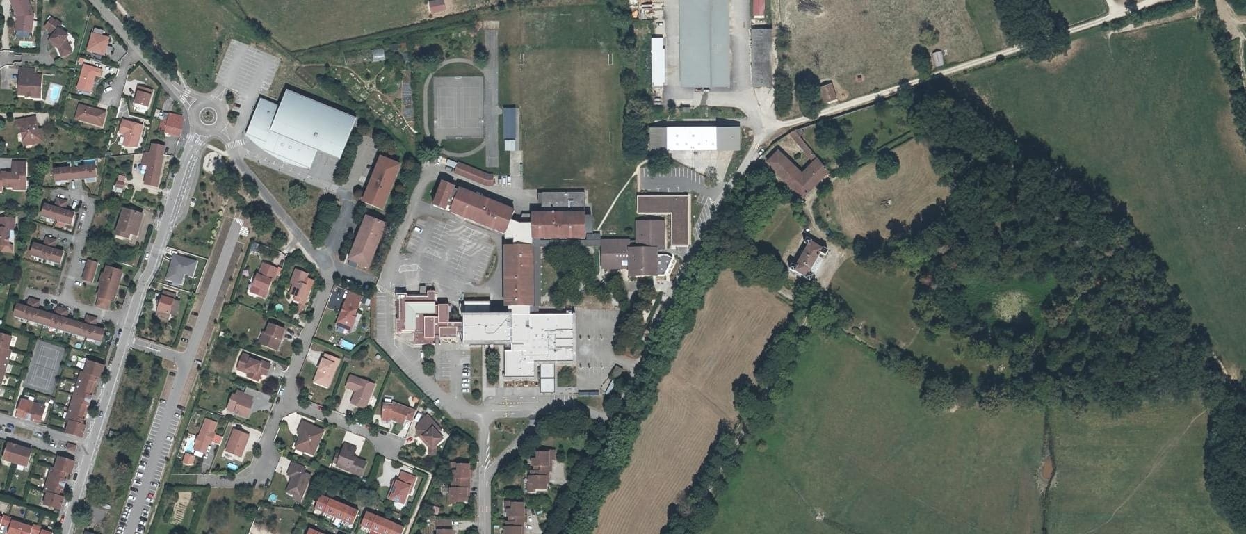 Vue aérienne de Lycée agricole Les Sardieres