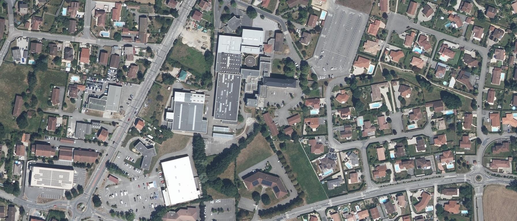 Vue aérienne de CFA de l'Ain - AFPMA APPRENTISSAGE