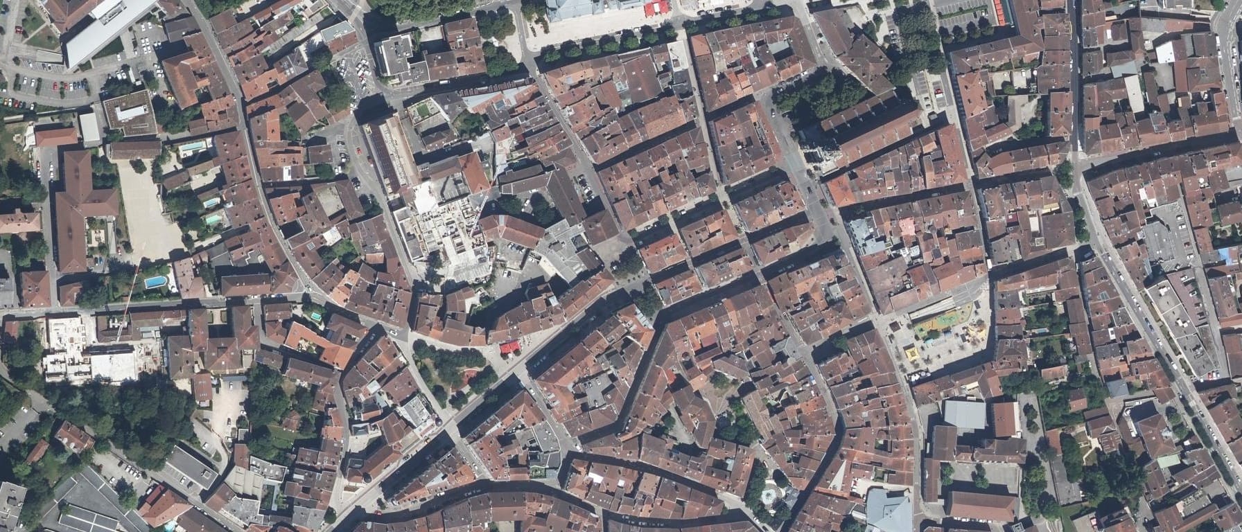 Vue aérienne de CFA DU BTP AIN