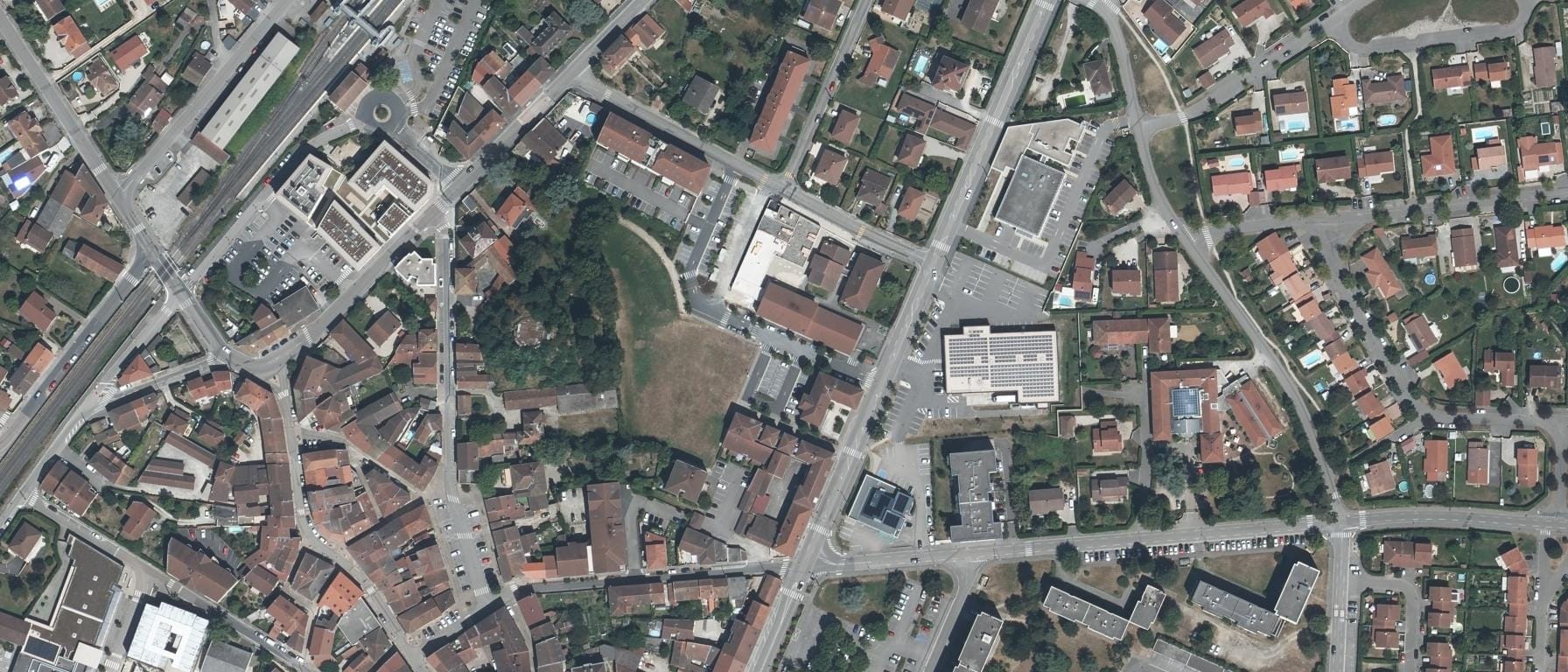 Vue aérienne de Site de Villars les Dombes du LPPR de l'Ain