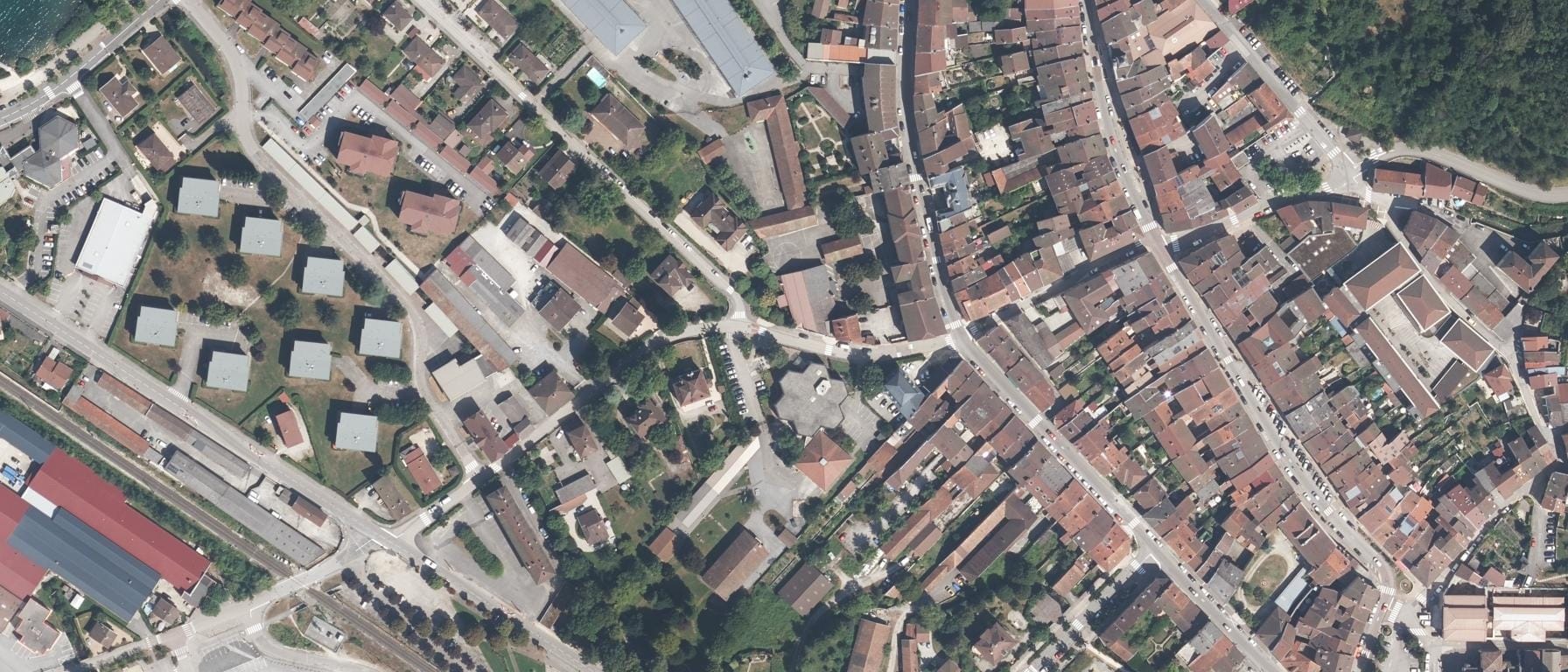 Vue aérienne de Lycée professionnel Agricole de l'ain - Université Lyon 1