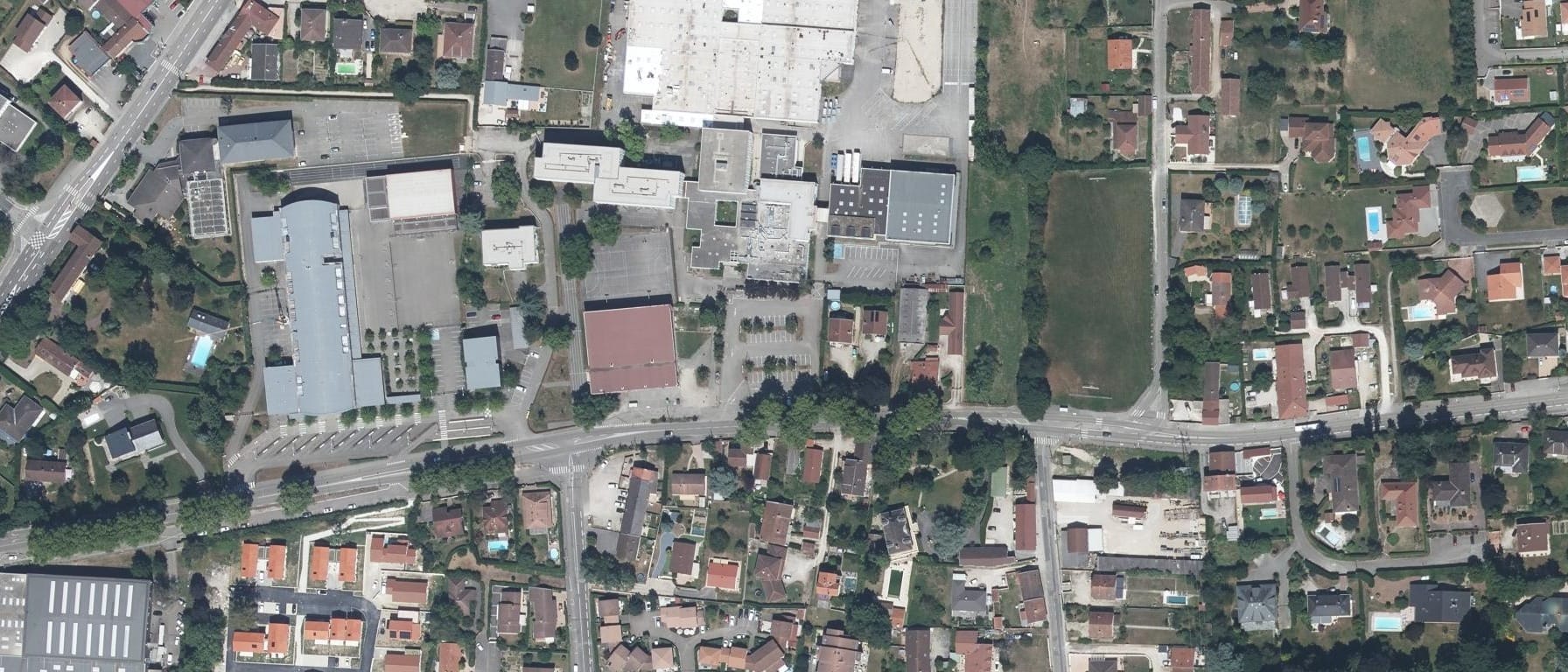 Vue aérienne de Lycée professionnel des métiers Gabriel Voisin