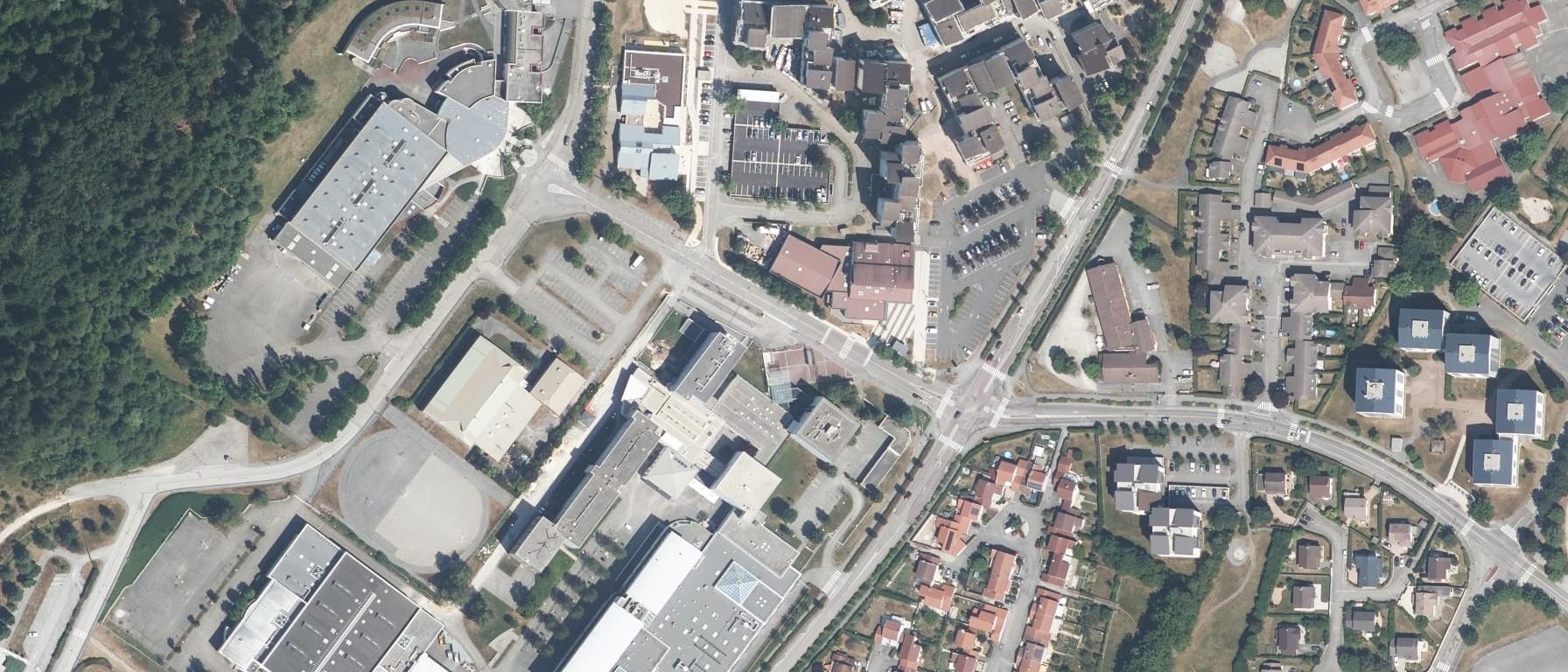 Vue aérienne de Lycée Arbez Carme