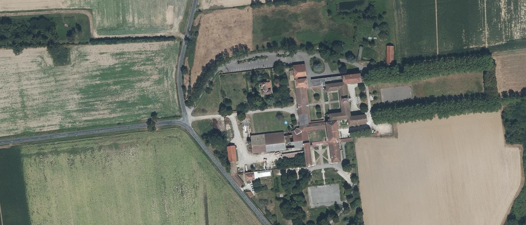 Vue aérienne de MFR de MONTLUEL