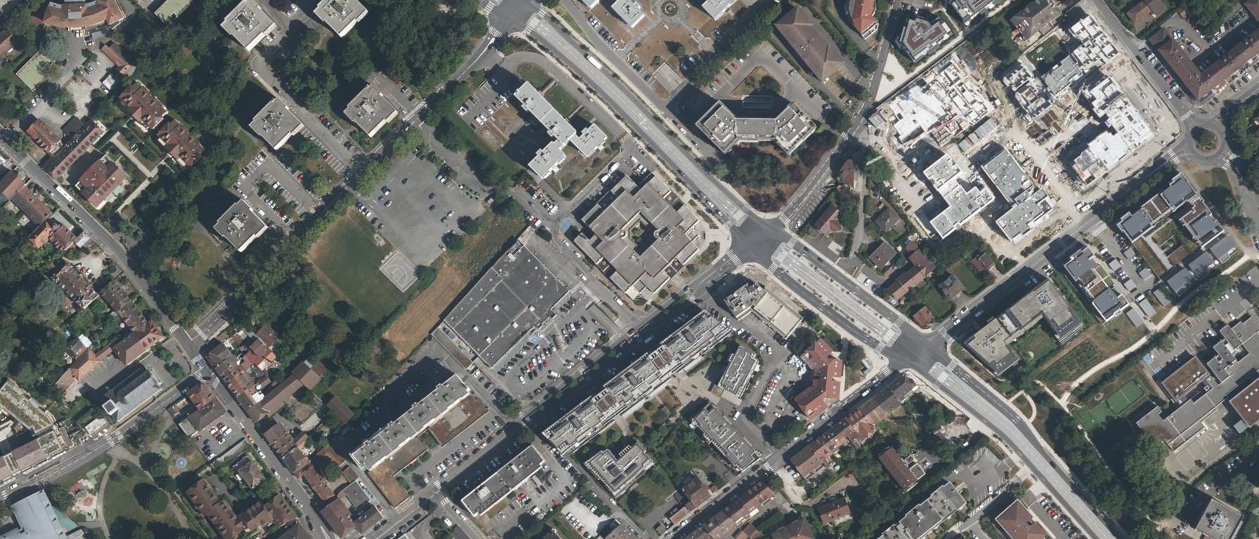 Vue aérienne de Ecole technique supérieure privée Voltaire Business School