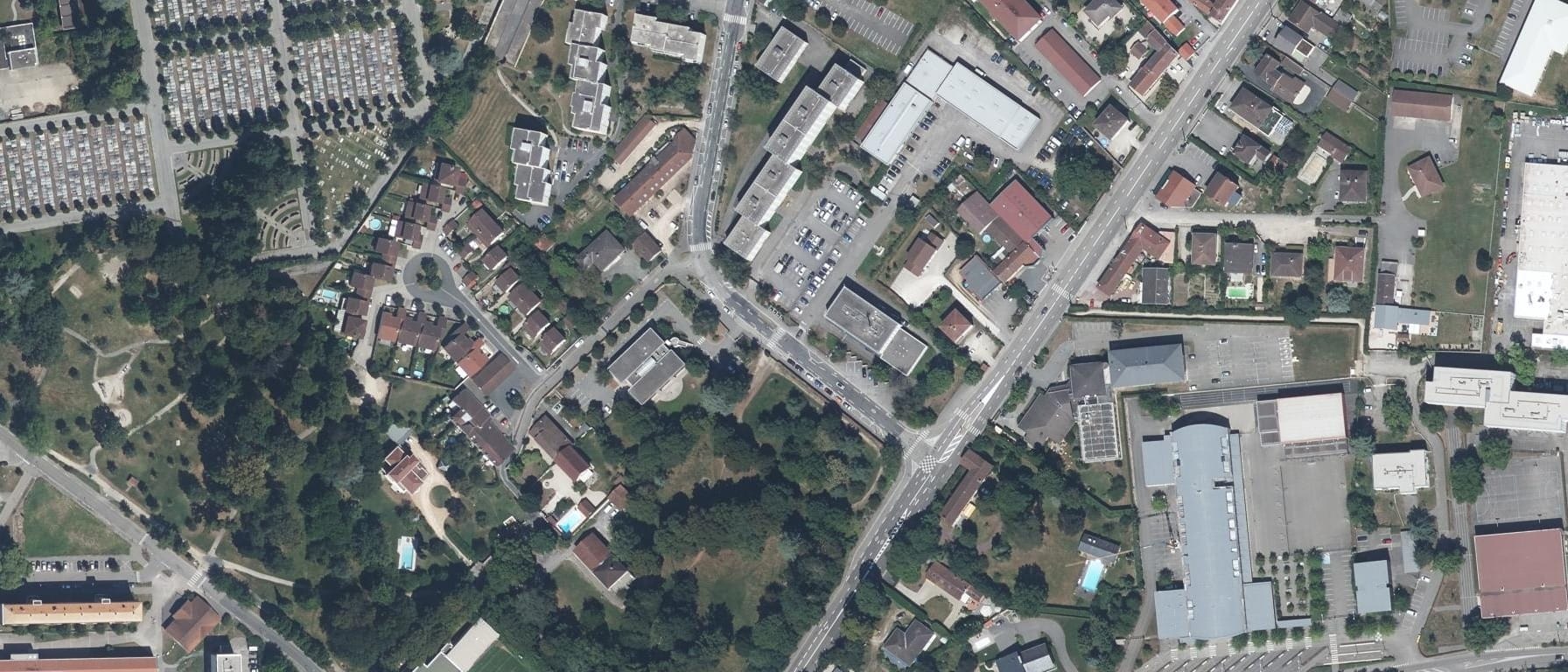 Vue aérienne de ESMP Ecole Supérieure
