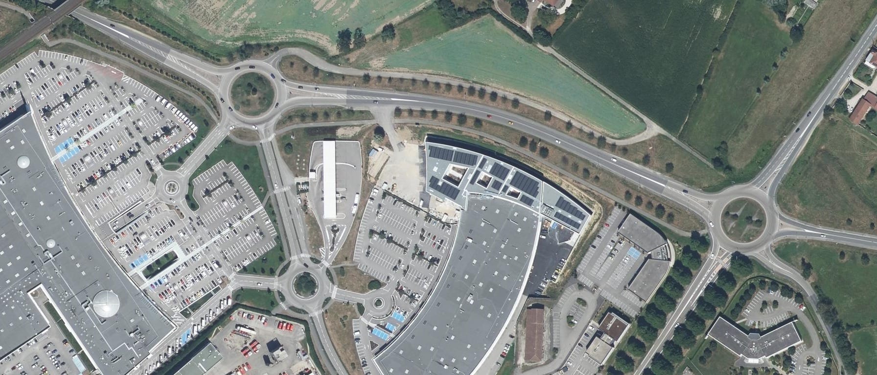 Vue aérienne de CFA FORMPROTECH BOURG-EN-BRESSE