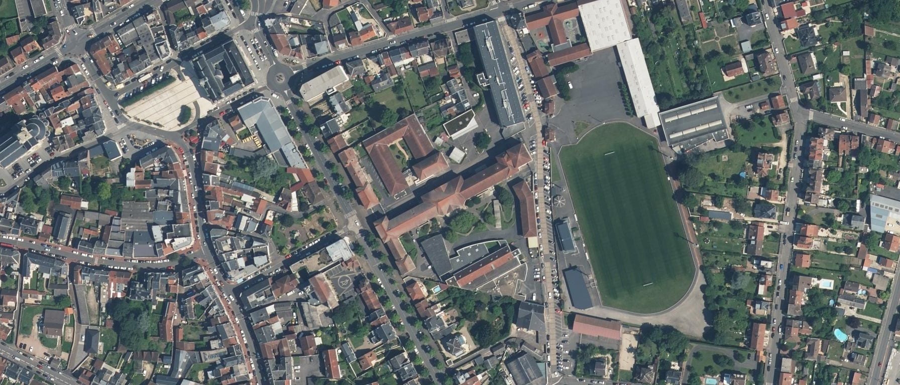Vue aérienne de Lycée Gay Lussac