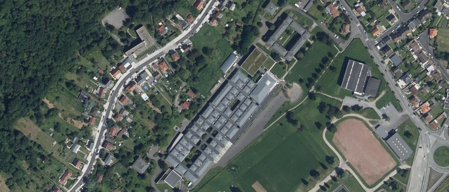 Vue aérienne de Lycée Pierre Méchain