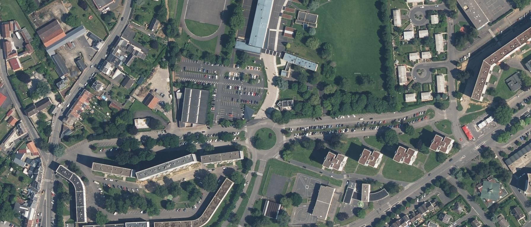 Vue aérienne de Lycée Condorcet