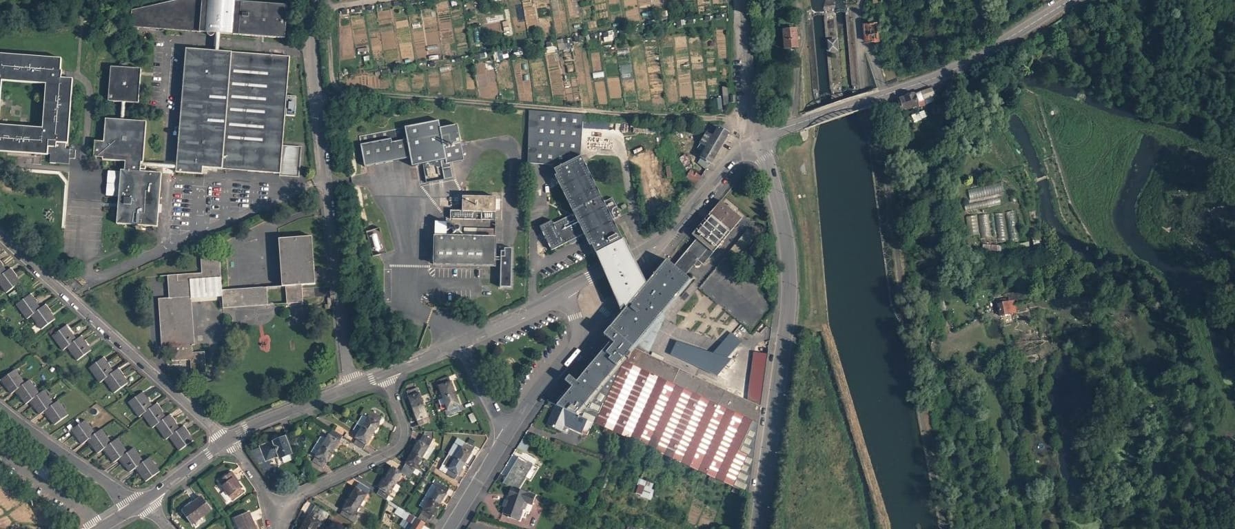 Vue aérienne de Lycée professionnel Colard Noel
