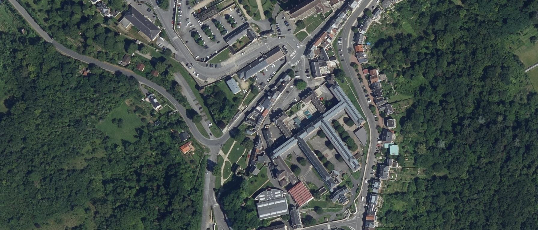 Vue aérienne de Lycée professionnel Julie Daubie