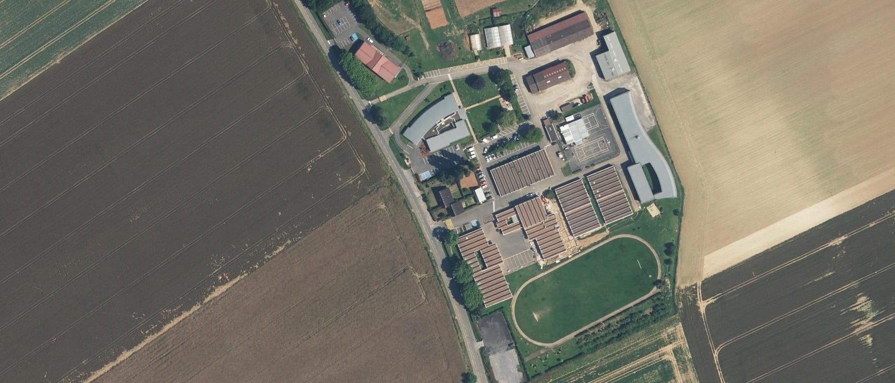 Vue aérienne de Lycée Robert SCHUMAN