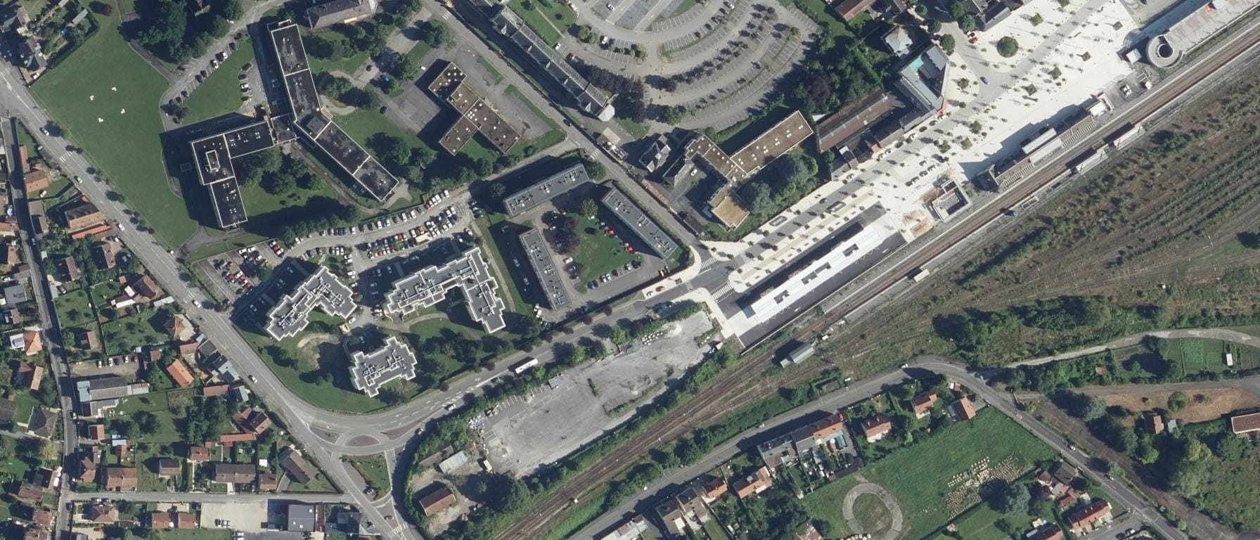 Vue aérienne de Institut de Formation en Soins Infirmiers - SOISSONS