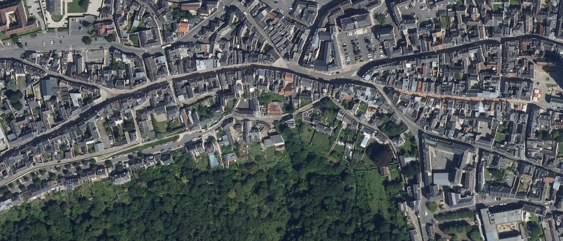 Vue aérienne de Lycée La Providence