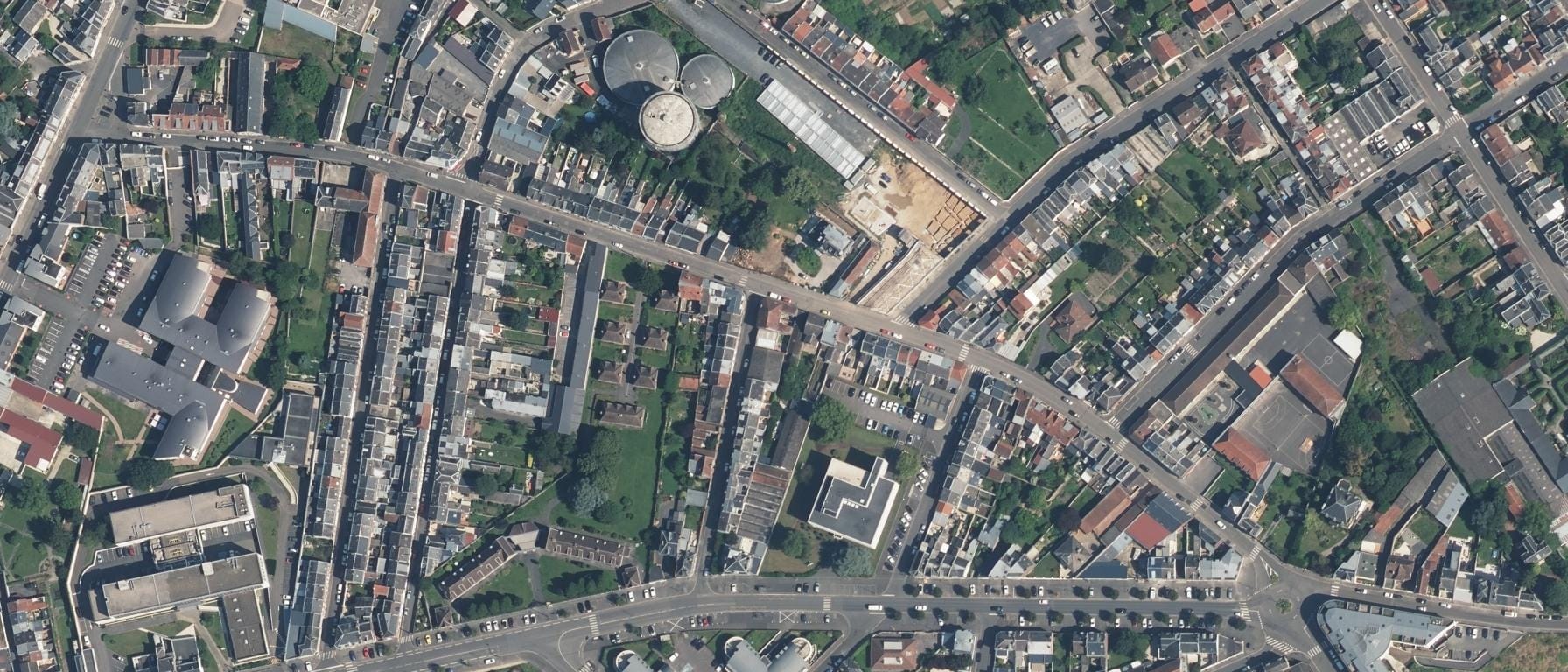 Vue aérienne de Lycée Saint- Jean et La Croix