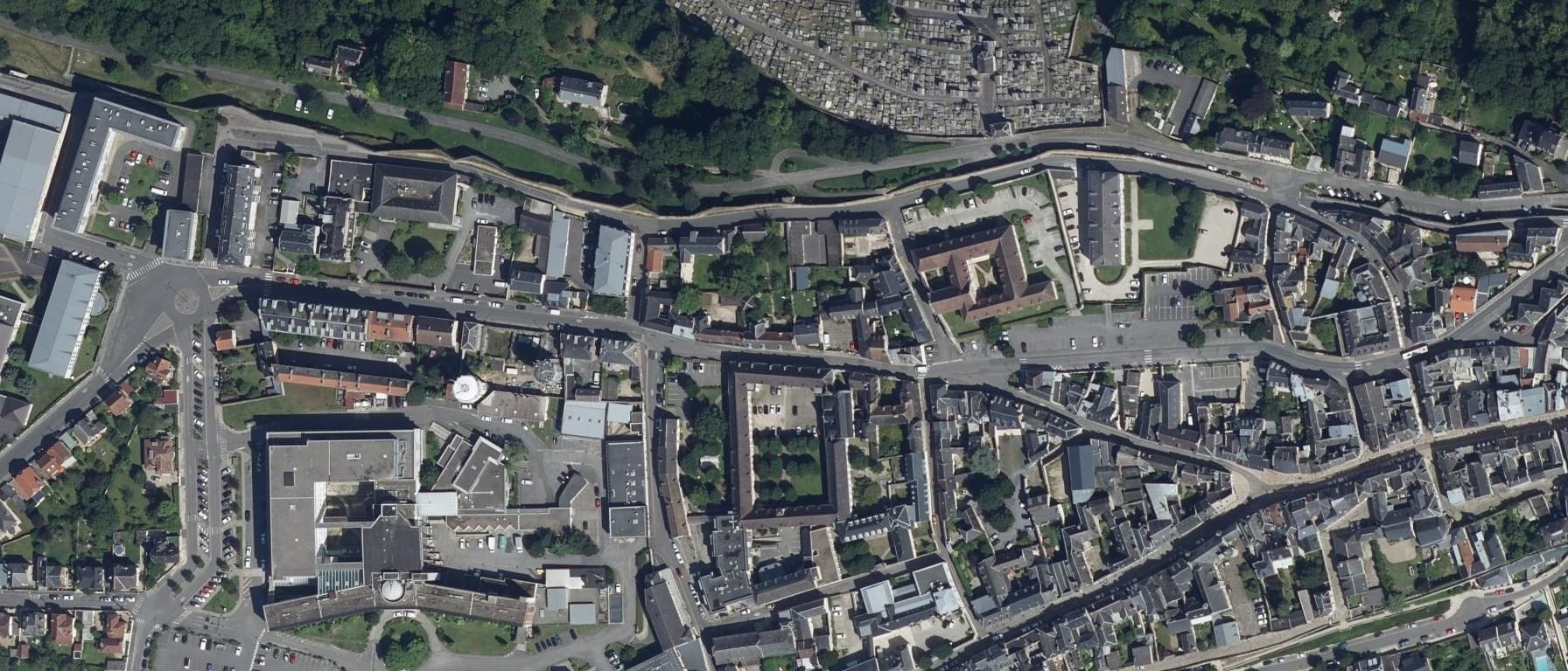 Vue aérienne de Institut de Formation en Soins Infirmiers - LAON