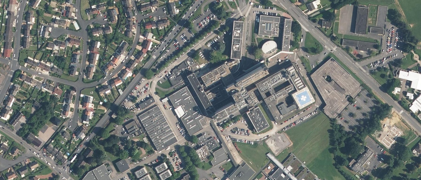 Vue aérienne de Institut de Formation en Soins Infirmiers - SAINT-QUENTIN