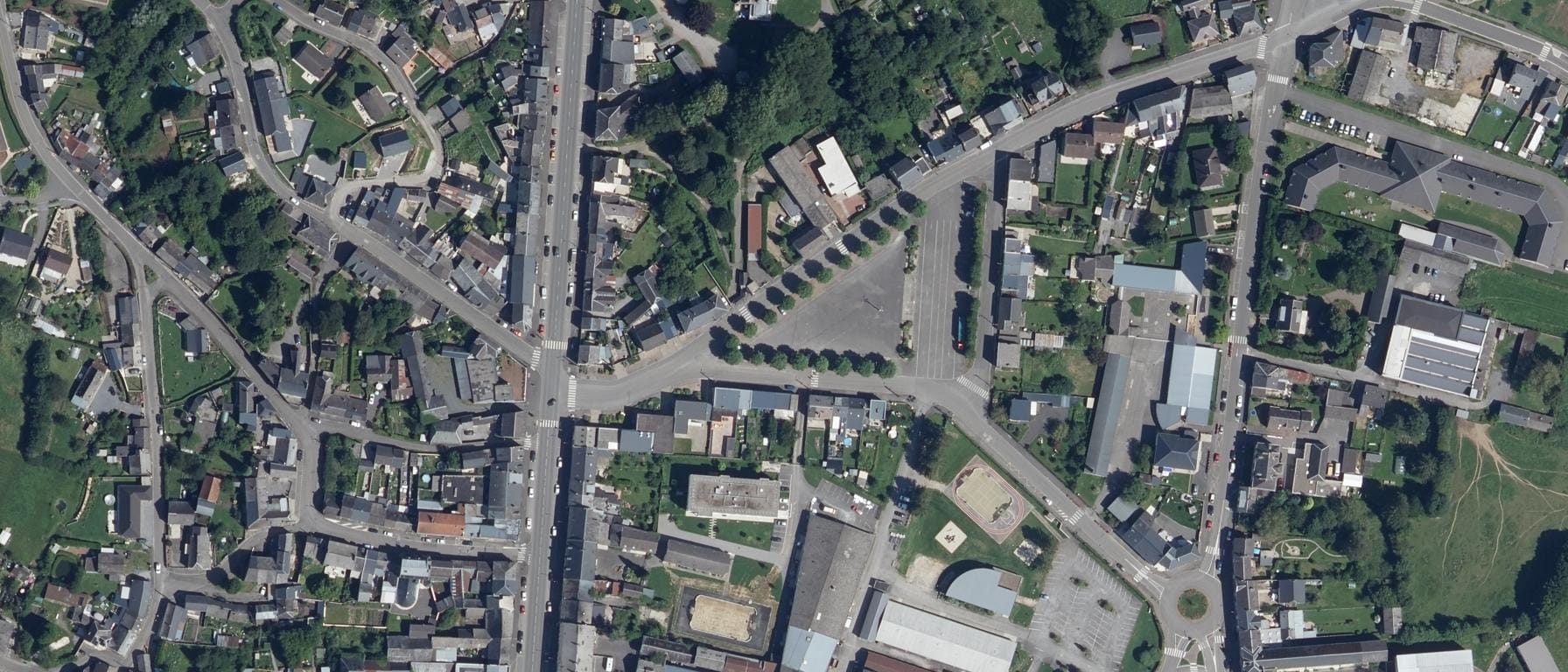 Vue aérienne de MFR de la Capelle