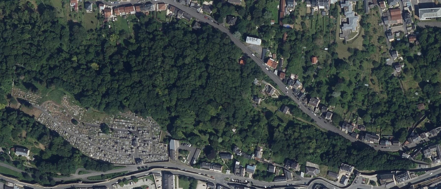 Vue aérienne de INSPE Laon