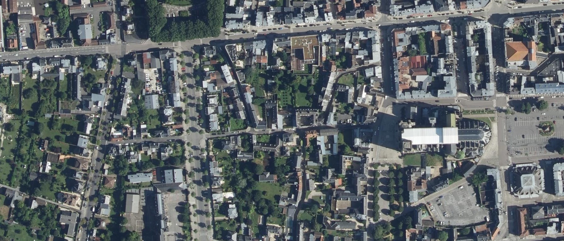 Vue aérienne de Université d'Amiens - Antenne de Soissons