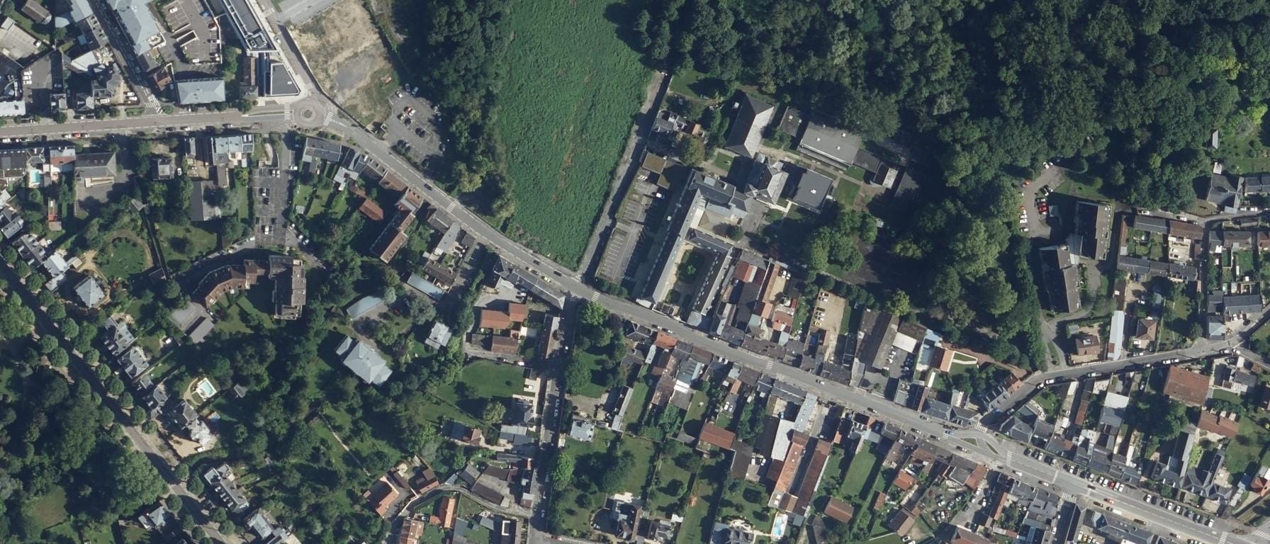 Vue aérienne de Lycée des métiers Saint Vincent de Paul