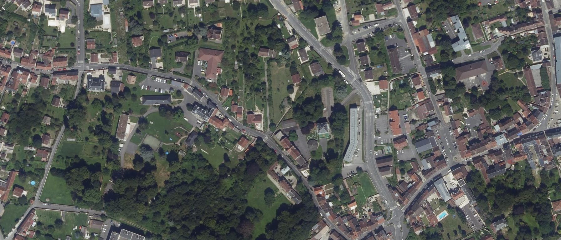 Vue aérienne de Institut de Formation en Soins Infirmiers - CHATEAU-THIERRY