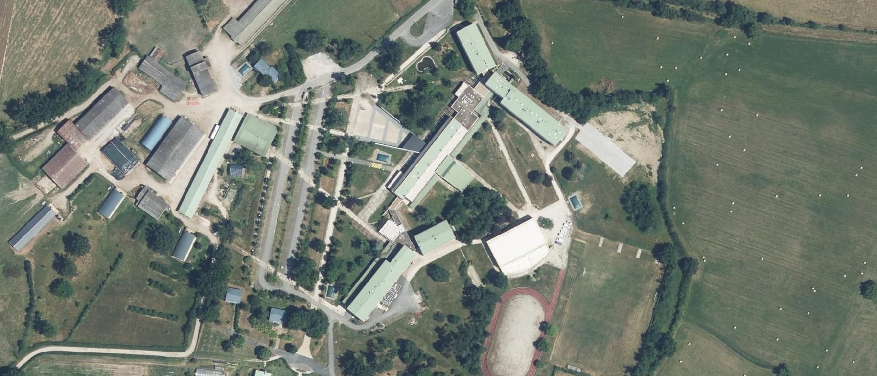 Vue aérienne de LEGTPA du Bourbonnais / Site de Moulins