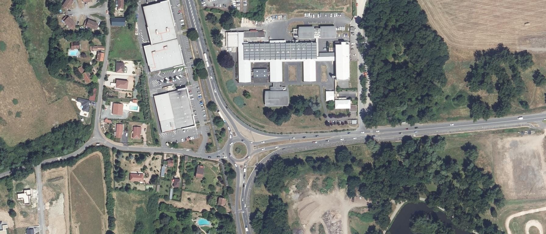 Vue aérienne de BTP CFA ALLIER