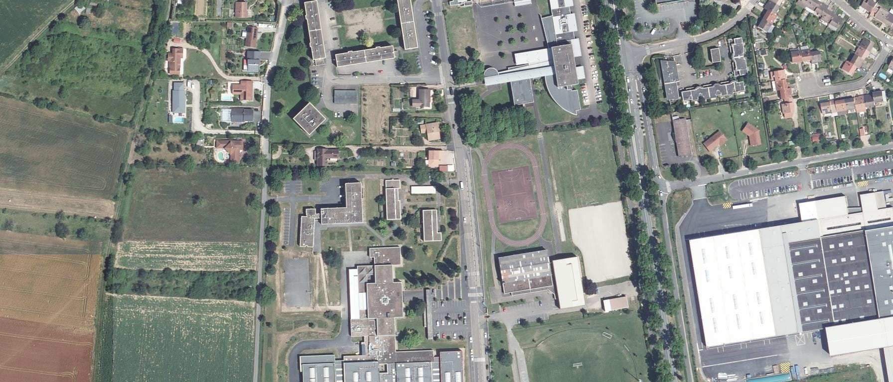 Vue aérienne de Lycée professionnel Gustave Eiffel