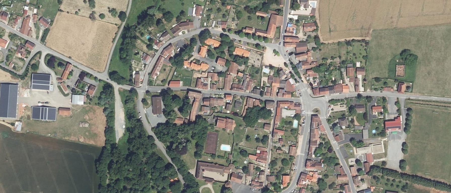 Vue aérienne de MFREO d'Escurolles