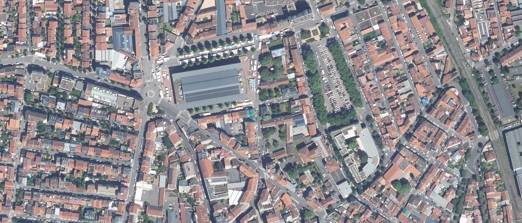Vue aérienne de INSTITUT EUROPEEN DE LA QUALITE TOTALE (Vichy - 03)
