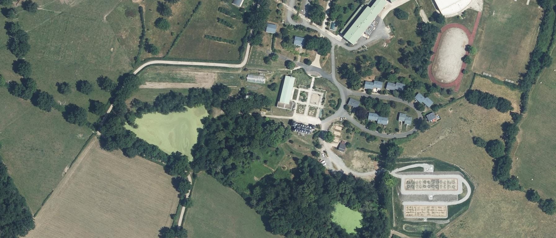 Vue aérienne de CFPPA de l'Allier à Moulins