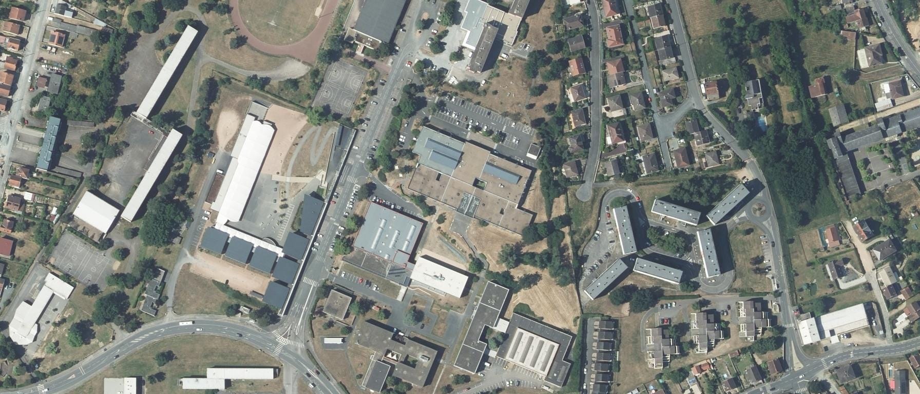 Vue aérienne de I.U.T Clermont Auvergne - site de Montluçon