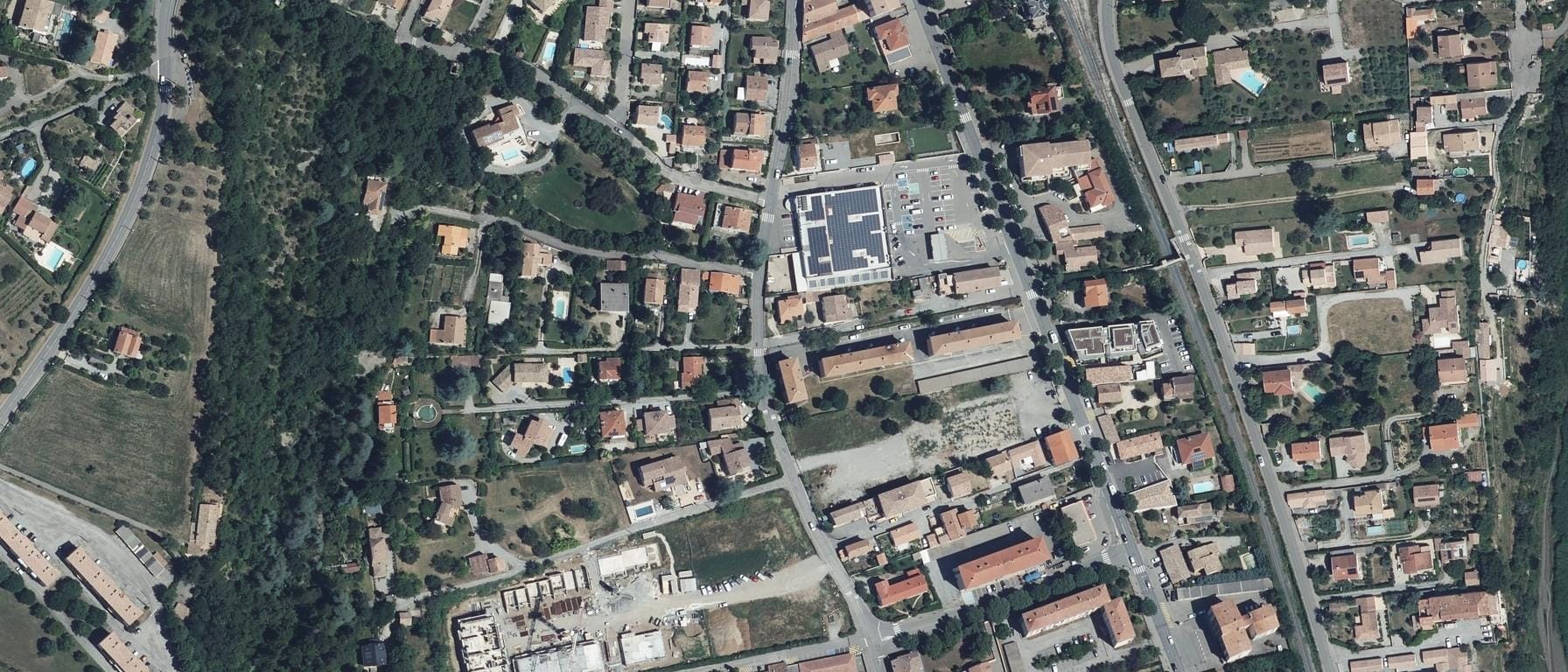 Vue aérienne de GRETA-CFA Alpes provence Lycée Paul Arène