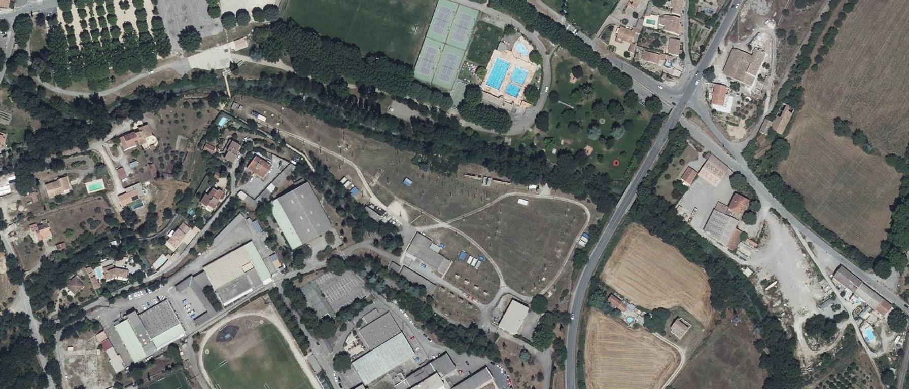 Vue aérienne de OF-CFA ECO CAMPUS PROVENCE FORMATION