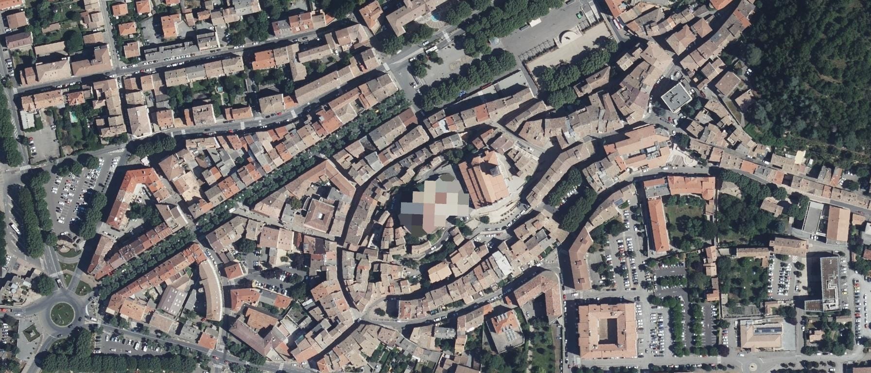 Vue aérienne de IRTS PACA CORSE - Site de Digne-Les-Bains