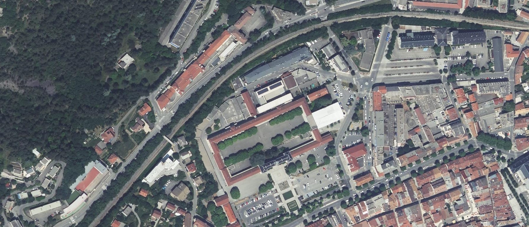 Vue aérienne de GRETA-CFA ALPES PROVENCE - Lycée Dominique Villars