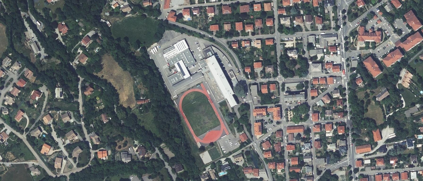 Vue aérienne de Lycée professionnel Paul Heraud
