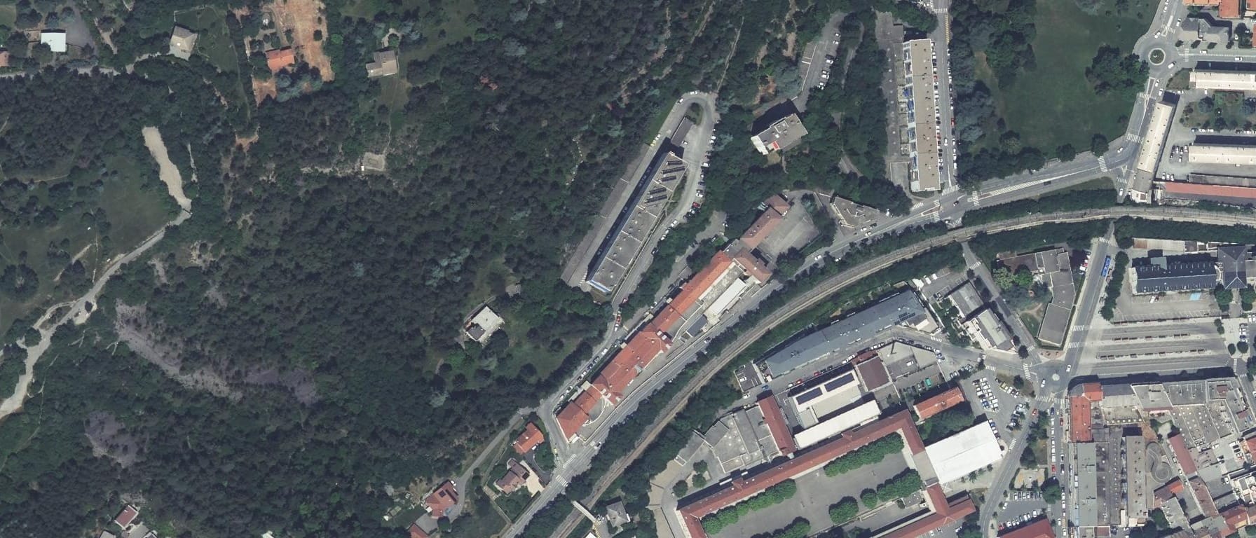 Vue aérienne de Lycée professionnel Sevigne