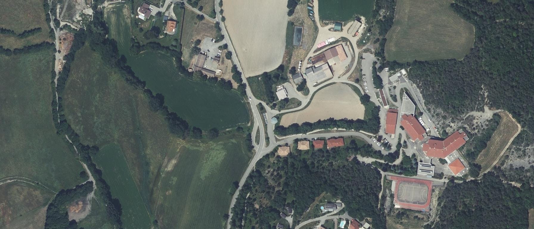 Vue aérienne de Lycée agricole Hautes-Alpes (Des)