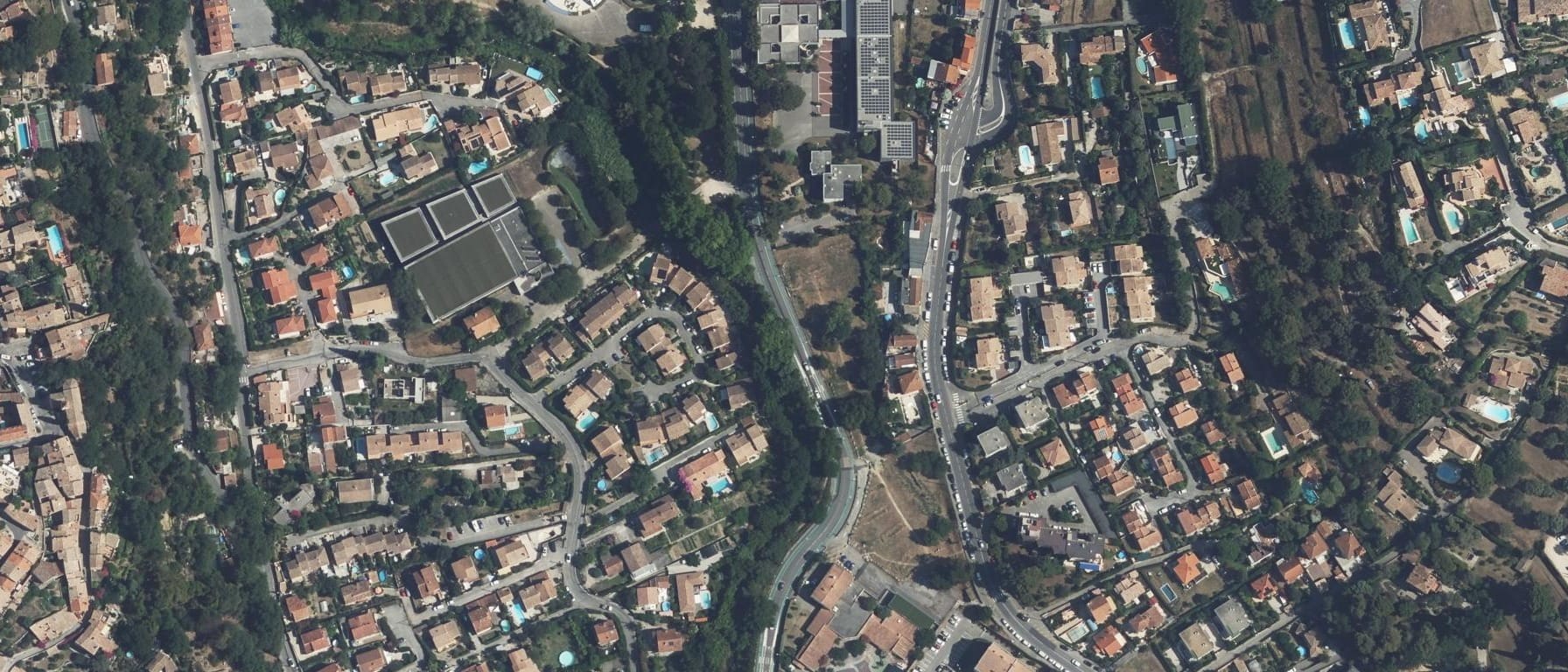 Vue aérienne de Lycée Auguste Renoir