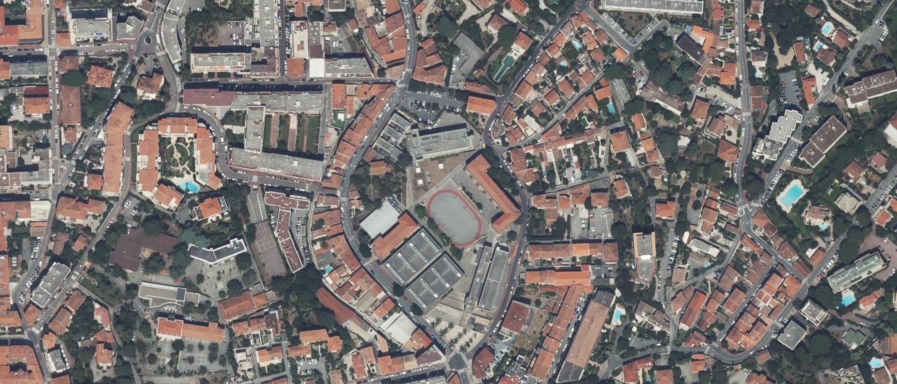 Vue aérienne de Lycée Jules Ferry