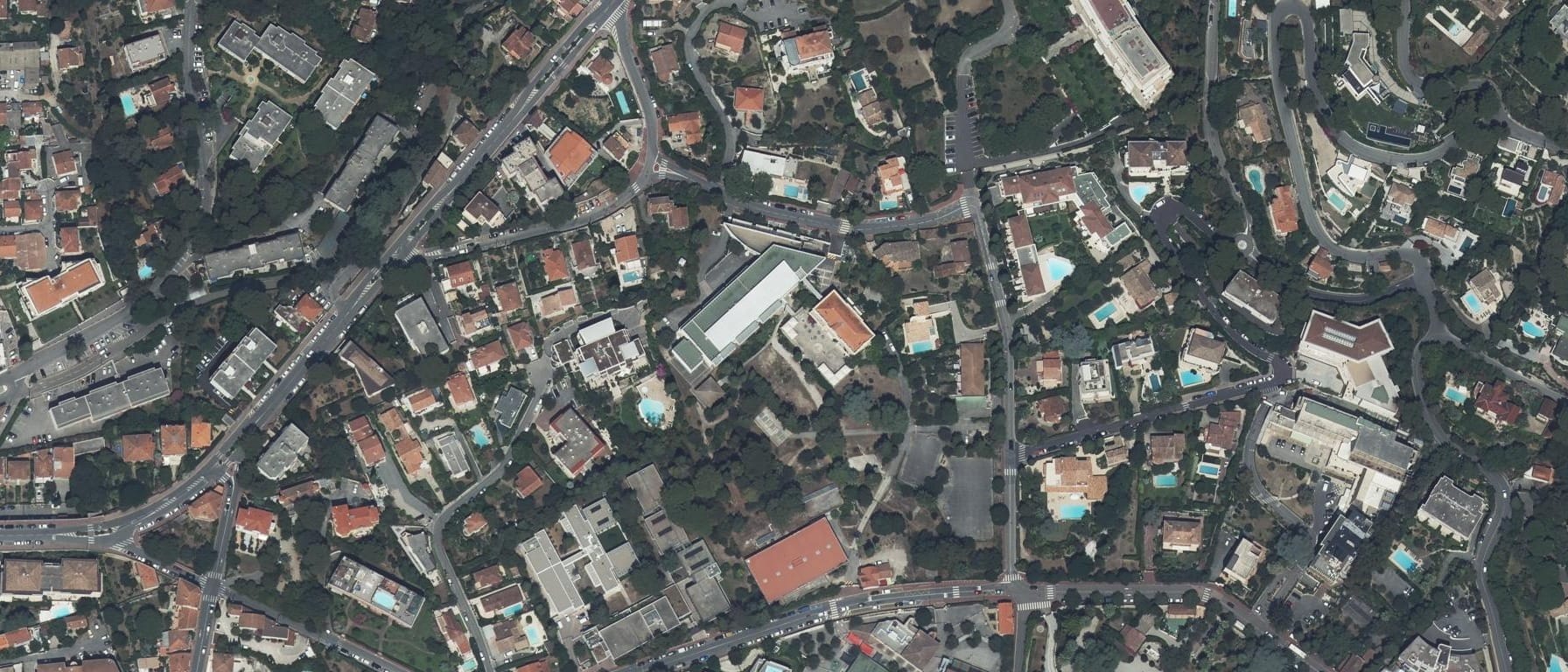 Vue aérienne de Lycée professionnel des Coteaux