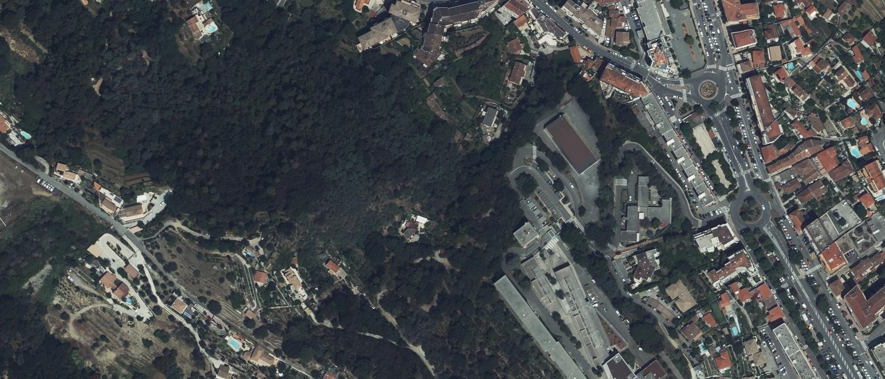 Vue aérienne de Lycée Pierre Et Marie Curie